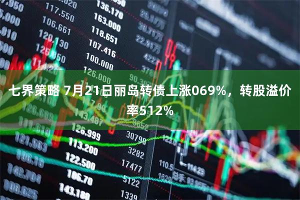 七界策略 7月21日丽岛转债上涨069%，转股溢价率512%