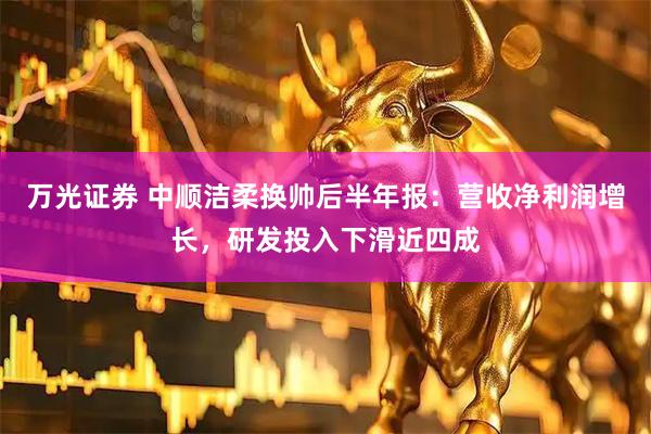 万光证券 中顺洁柔换帅后半年报：营收净利润增长，研发投入下滑近四成